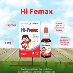 HI FEMAX 30 ml – Integratore di ferro per l’organismo.